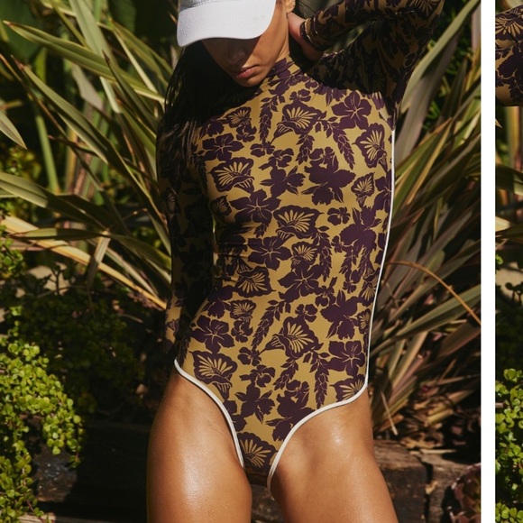 Free People x Acacia Surf Rash Guard size P NWT - Picture 1 of 15